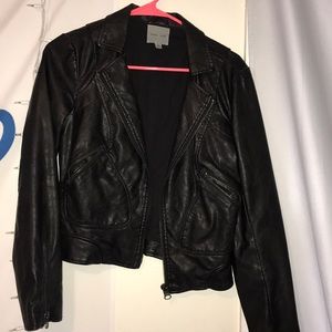 Fake leather jacket